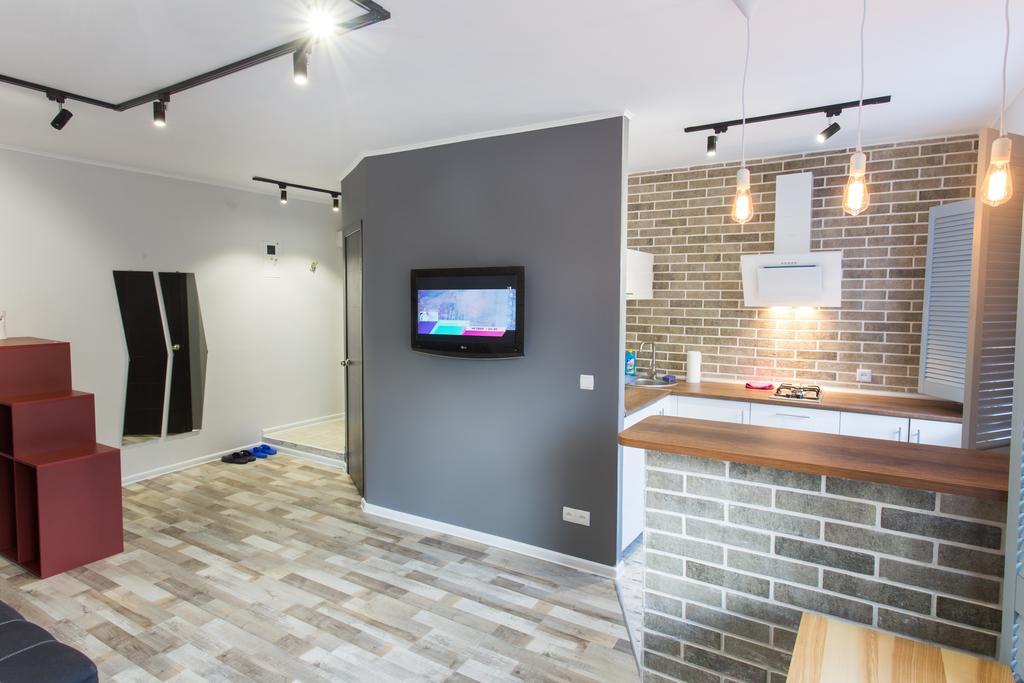 Loft Apartment Near Botanical Garden Kharkov Luaran gambar
