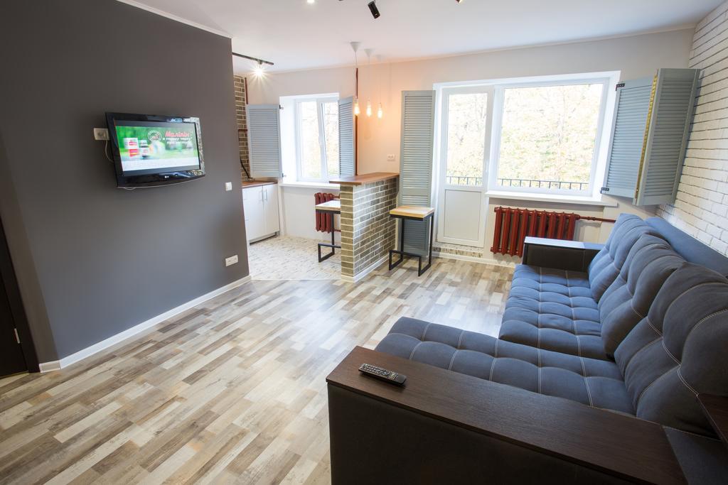 Loft Apartment Near Botanical Garden Kharkov Luaran gambar